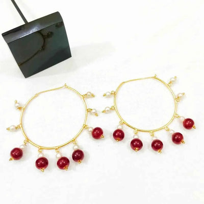 Round Earrings Pair E-10