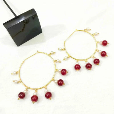 Round Earrings Pair E-10
