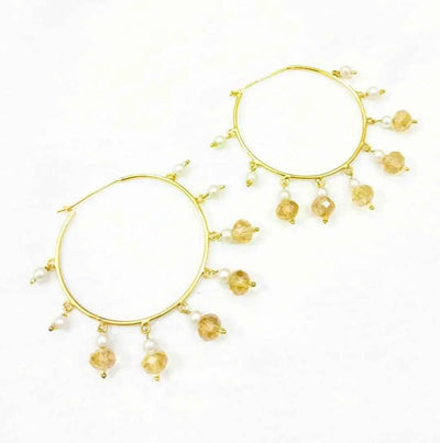 Round Earrings Pair E-11