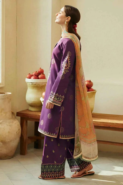 3 Pcs Women's Unstitched Embroidered Suit