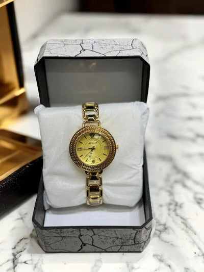 Stylish Women's Quartz Watch with Chain Strap - 1 Pc W-21 - MOHA 