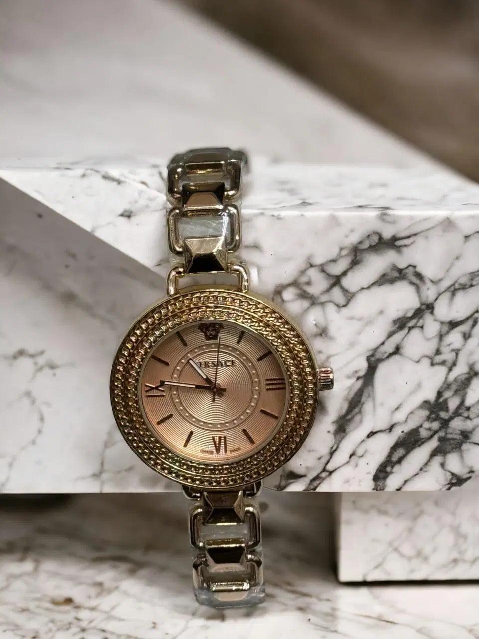 Stylish Women's Quartz Watch with Chain Strap - 1 Pc W-23 - MOHA 